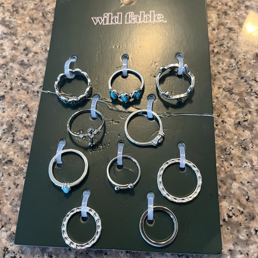NWT target wild fable ring set